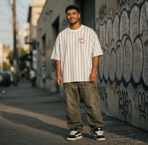 Just Regular Pinstripe Tee